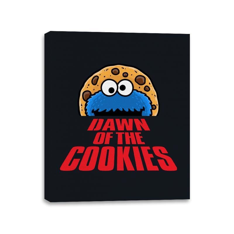 Dawn of the Cookies - Canvas Wraps Canvas Wraps RIPT Apparel 11x14 / Black