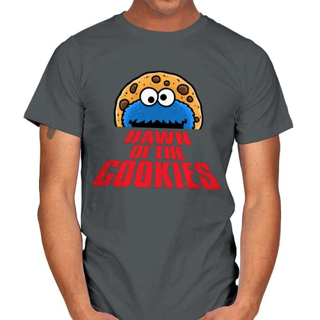 Dawn of the Cookies - Mens T-Shirts RIPT Apparel Small / Charcoal