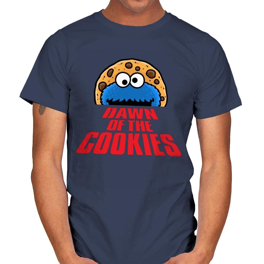 Dawn of the Cookies - Mens T-Shirts RIPT Apparel Small / Navy