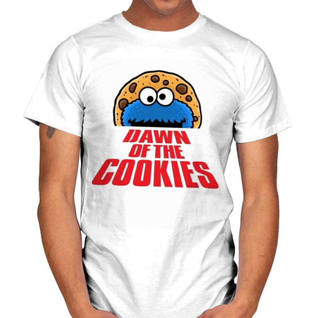 Dawn of the Cookies - Mens T-Shirts RIPT Apparel Small / White
