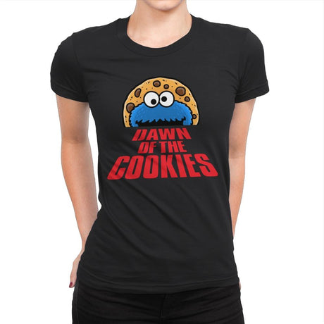 Dawn of the Cookies - Womens Premium T-Shirts RIPT Apparel Small / Black