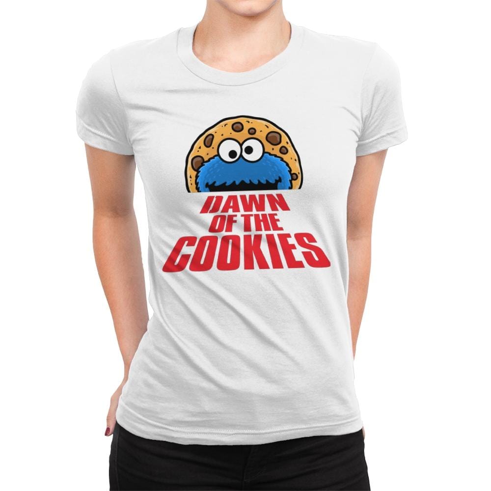Dawn of the Cookies - Womens Premium T-Shirts RIPT Apparel Small / White