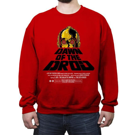Dawn Of The Droid - Anytime - Crew Neck Sweatshirt Crew Neck Sweatshirt RIPT Apparel