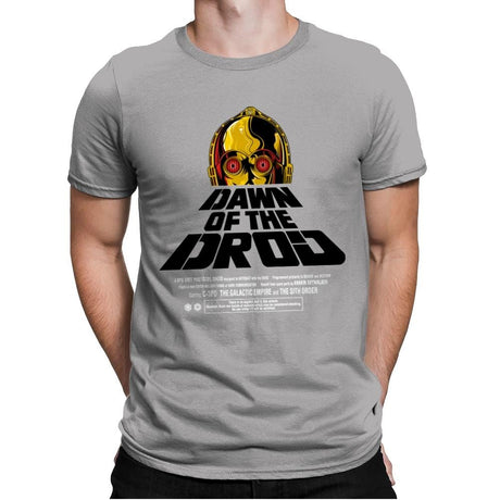Dawn Of The Droid - Anytime - Mens Premium T-Shirts RIPT Apparel Small / Light Grey