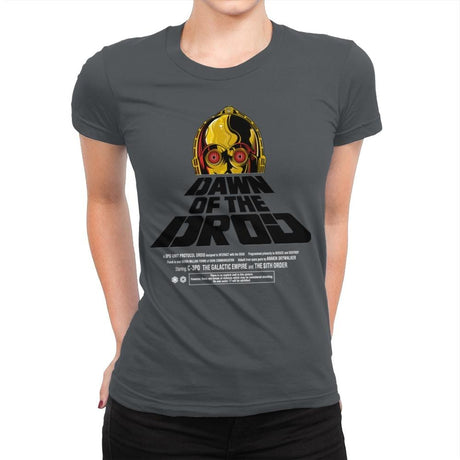 Dawn Of The Droid - Anytime - Womens Premium T-Shirts RIPT Apparel Small / Heavy Metal
