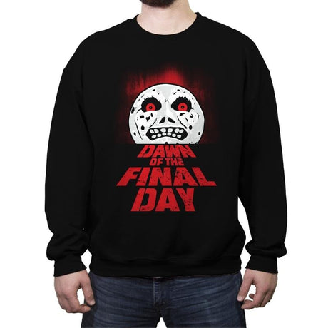 Dawn of the Final Day - Crew Neck Sweatshirt Crew Neck Sweatshirt RIPT Apparel Small / Black