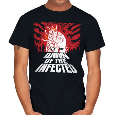 Dawn of the Infected - Mens T-Shirts RIPT Apparel Small / Black