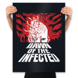 Dawn of the Infected - Prints Posters RIPT Apparel 18x24 / Black
