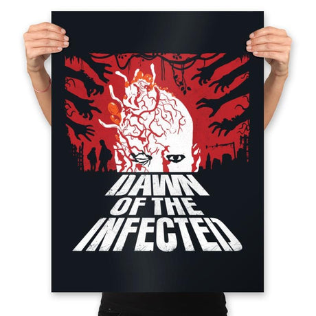 Dawn of the Infected - Prints Posters RIPT Apparel 18x24 / Black