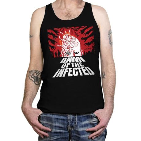 Dawn of the Infected - Tanktop Tanktop RIPT Apparel X-Small / Black
