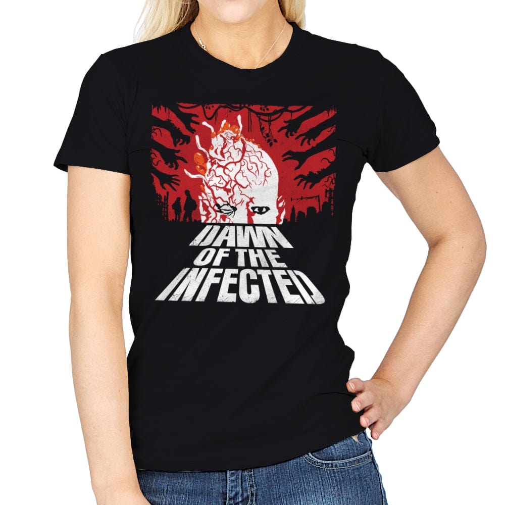 Dawn of the Infected - Womens T-Shirts RIPT Apparel Small / Black