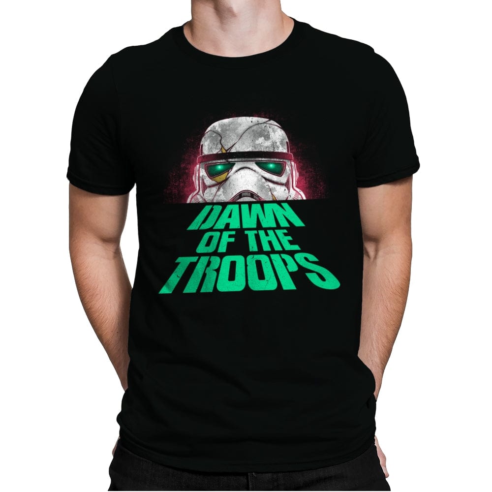 Dawn of the Troops - Mens Premium T-Shirts RIPT Apparel Small / Black