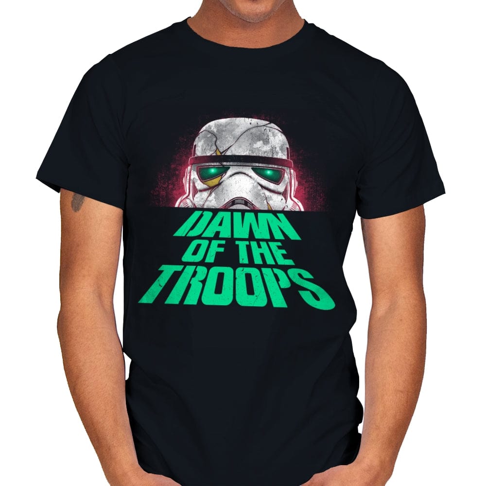 Dawn of the Troops - Mens T-Shirts RIPT Apparel Small / Black