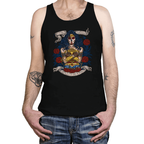Day of the Dead Wonder - Tanktop Tanktop RIPT Apparel