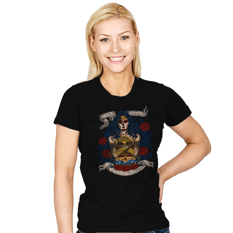 Day of the Dead Wonder - Womens T-Shirts RIPT Apparel