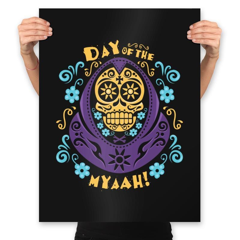 Day of the Myaah! - Prints Posters RIPT Apparel 18x24 / Black