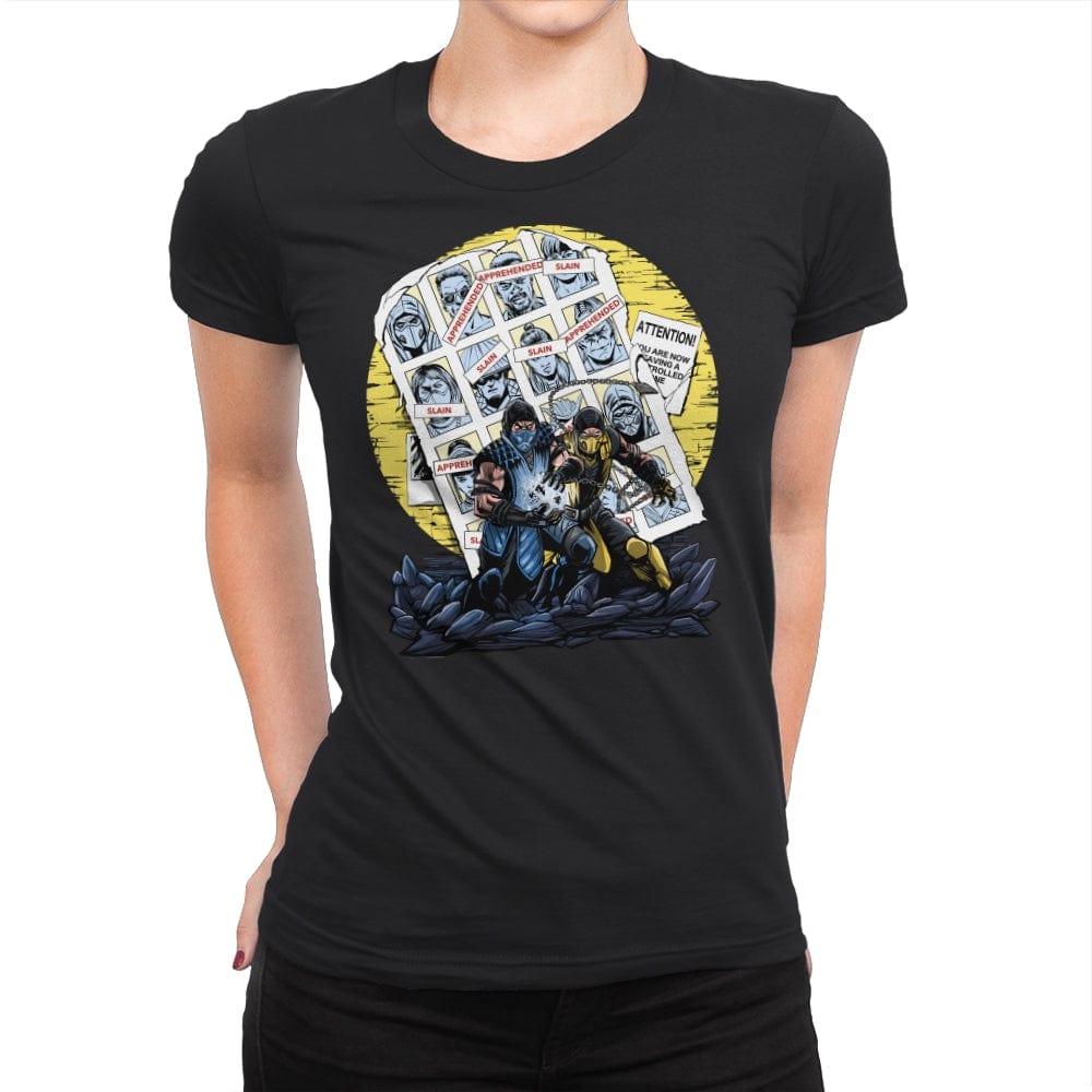 Days of the Mortal Past - Womens Premium T-Shirts RIPT Apparel Small / Black
