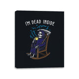Dead Inside - Canvas Wraps Canvas Wraps RIPT Apparel 11x14 / Black