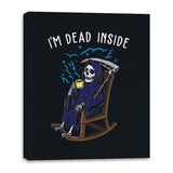 Dead Inside - Canvas Wraps Canvas Wraps RIPT Apparel 16x20 / Black