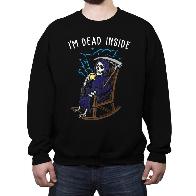 Dead Inside - Crew Neck Sweatshirt Crew Neck Sweatshirt RIPT Apparel Small / Black