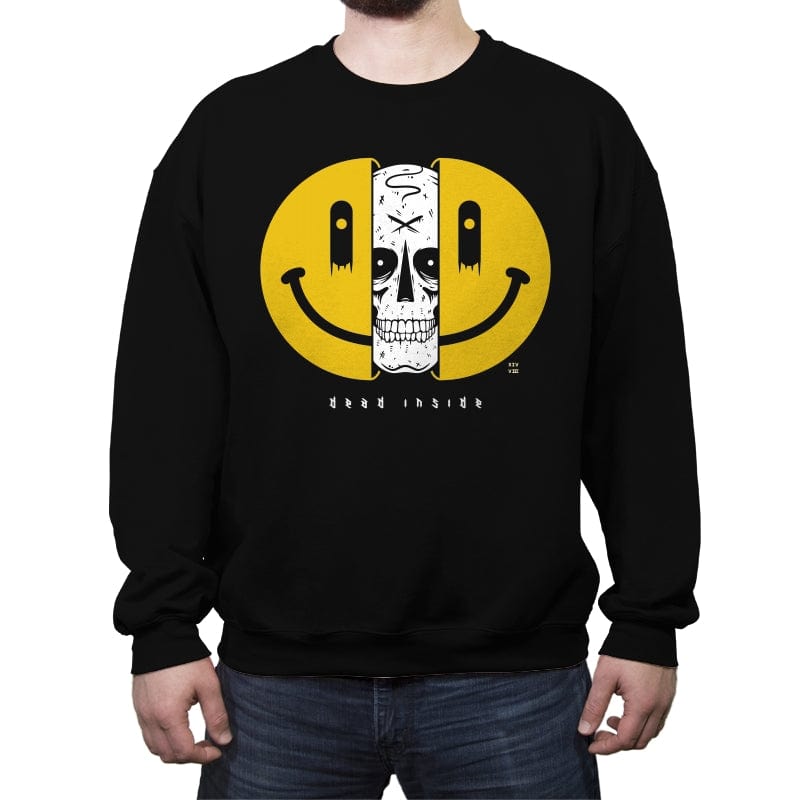 Dead Inside - Crew Neck Sweatshirt Crew Neck Sweatshirt RIPT Apparel Small / Black