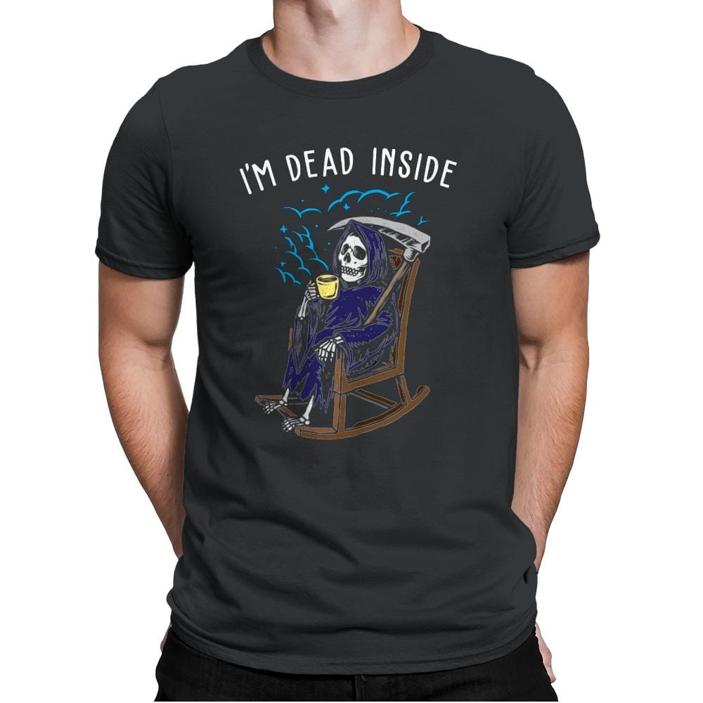 Dead Inside - Mens Premium T-Shirts RIPT Apparel Small / Heavy Metal