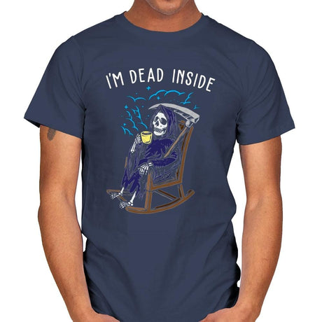 Dead Inside - Mens T-Shirts RIPT Apparel Small / Navy