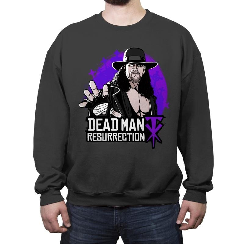 DEAD MAN RESURRECTION - Crew Neck Sweatshirt Crew Neck Sweatshirt RIPT Apparel Small / Charcoal