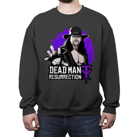 DEAD MAN RESURRECTION - Crew Neck Sweatshirt Crew Neck Sweatshirt RIPT Apparel Small / Charcoal