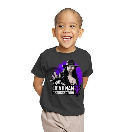 DEAD MAN RESURRECTION - Youth T-Shirts RIPT Apparel X-small / Charcoal