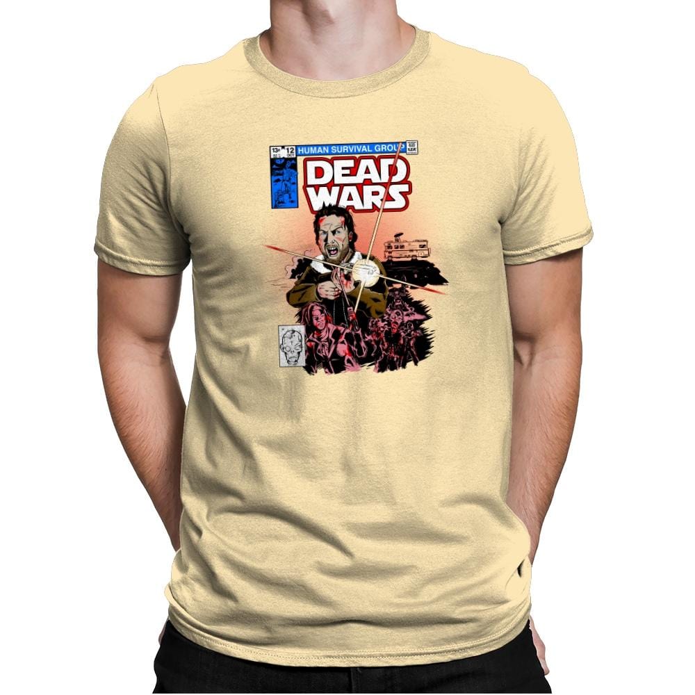 Dead Wars Exclusive - Mens Premium T-Shirts RIPT Apparel Small / Banana Cream