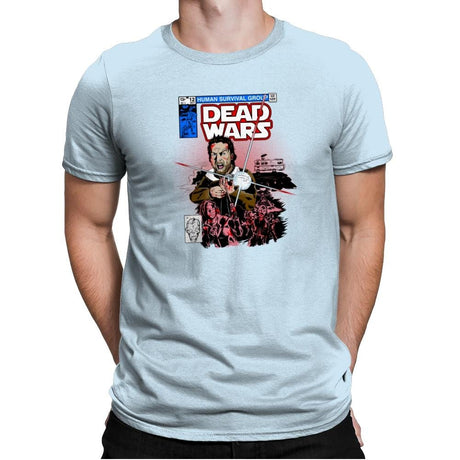 Dead Wars Exclusive - Mens Premium T-Shirts RIPT Apparel Small / Light Blue
