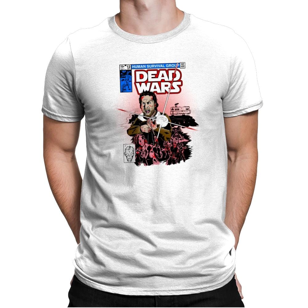 Dead Wars Exclusive - Mens Premium T-Shirts RIPT Apparel Small / White