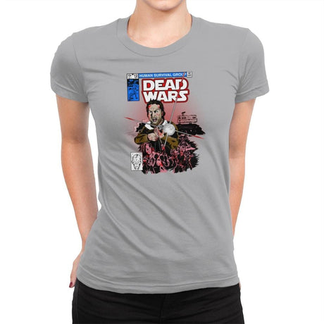 Dead Wars Exclusive - Womens Premium T-Shirts RIPT Apparel Small / Heather Grey