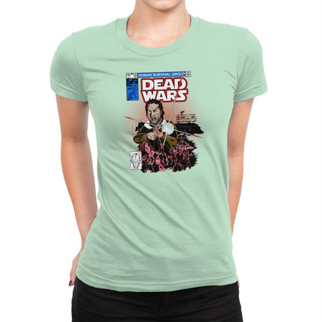 Dead Wars Exclusive - Womens Premium T-Shirts RIPT Apparel Small / Mint