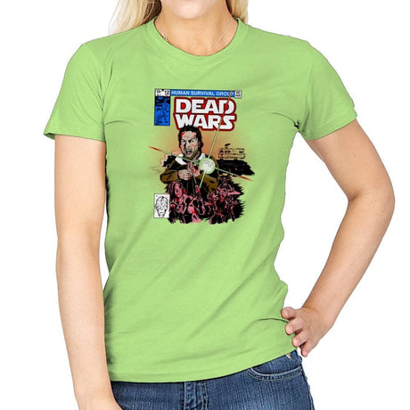 Dead Wars Exclusive - Womens T-Shirts RIPT Apparel Small / Mint Green