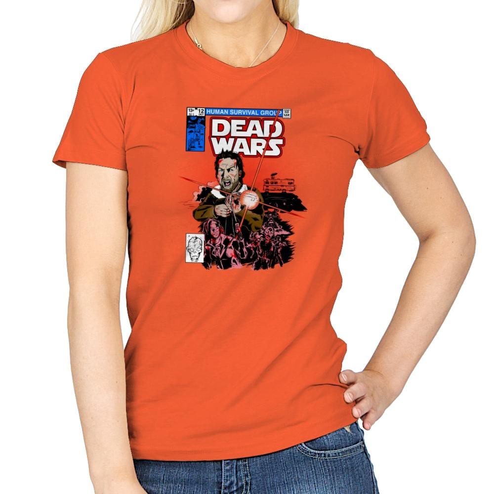 Dead Wars Exclusive - Womens T-Shirts RIPT Apparel Small / Orange