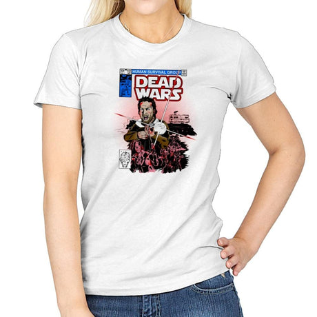 Dead Wars Exclusive - Womens T-Shirts RIPT Apparel Small / White