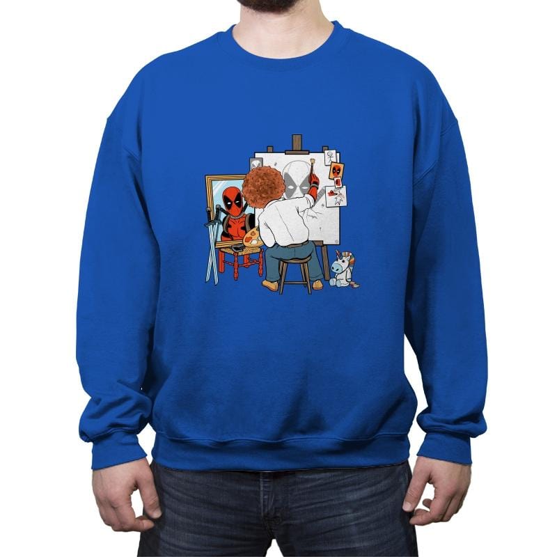 DEADLY AUTOPORTRAIT - Crew Neck Sweatshirt Crew Neck Sweatshirt RIPT Apparel