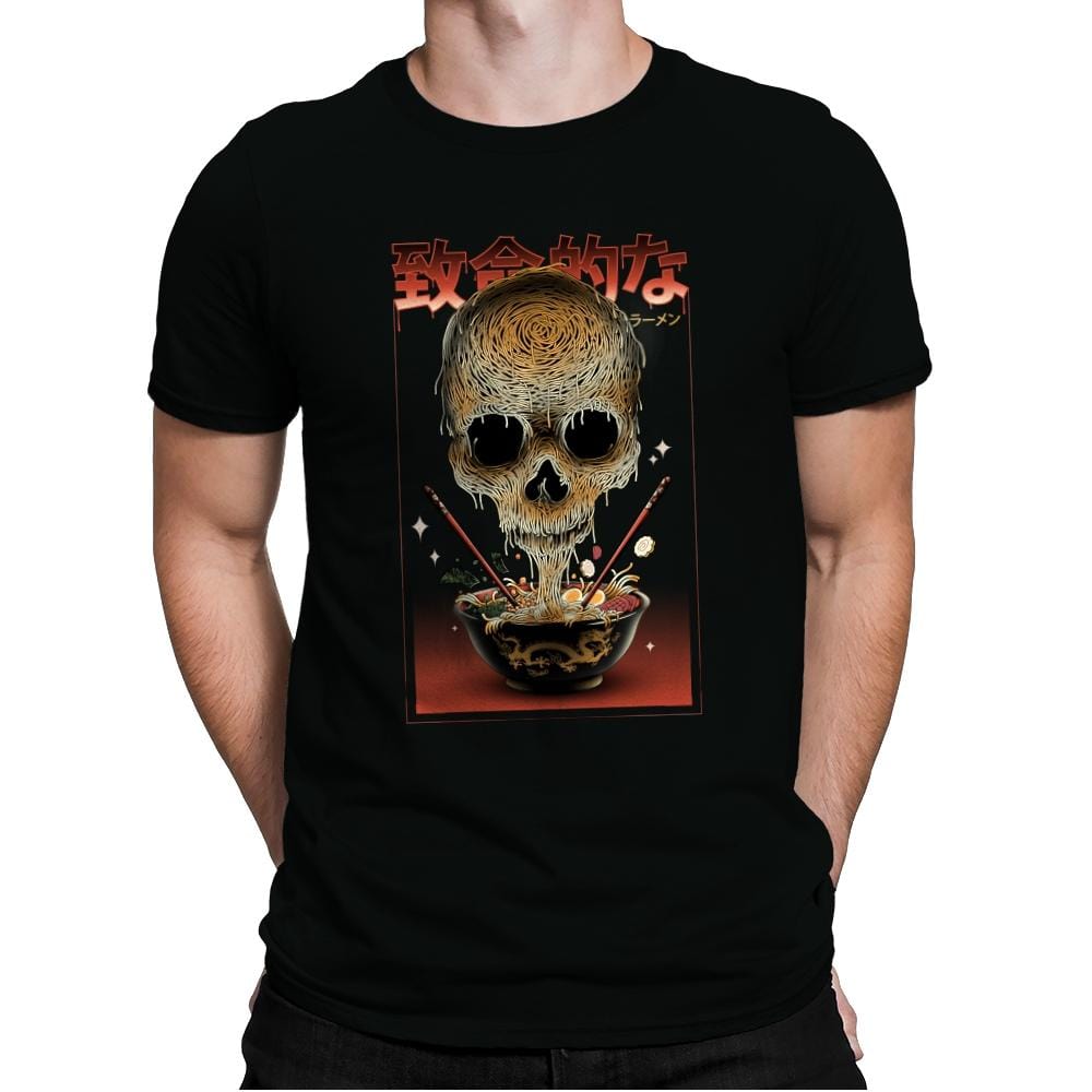Deadly Ramen - Mens Premium T-Shirts RIPT Apparel Small / Black