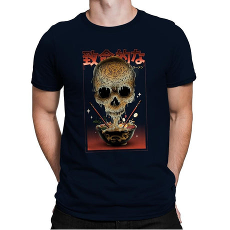 Deadly Ramen - Mens Premium T-Shirts RIPT Apparel Small / Midnight Navy