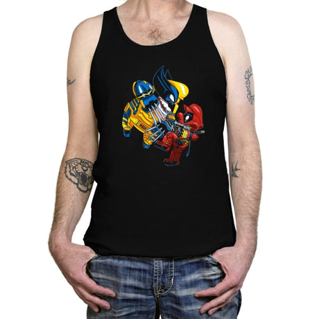 Deadplumber and Warverine - Tanktop Tanktop RIPT Apparel X-Small / Black