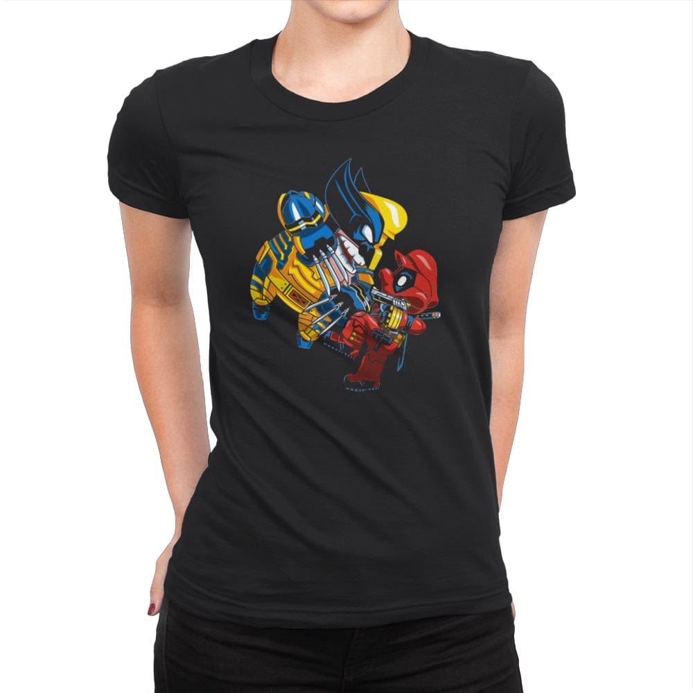 Deadplumber and Warverine - Womens Premium T-Shirts RIPT Apparel Small / Black