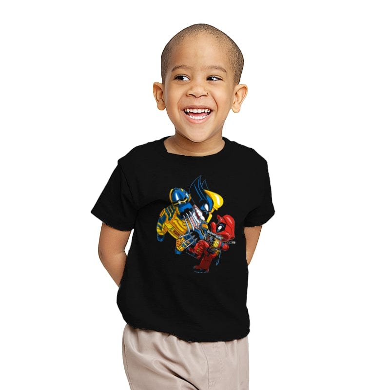 Deadplumber and Warverine - Youth T-Shirts RIPT Apparel X-small / Black