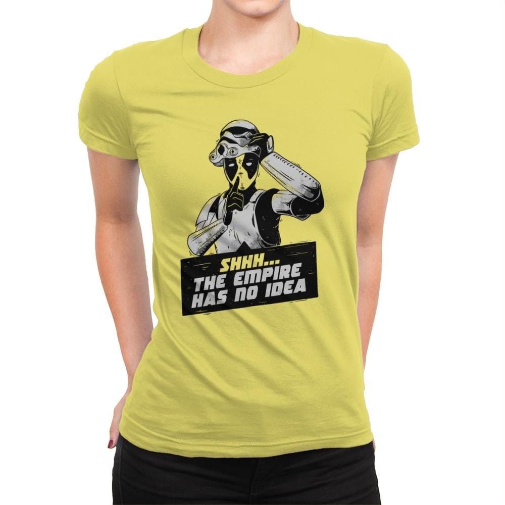 Deadtrooper - Anytime - Womens Premium T-Shirts RIPT Apparel Small / Vibrant Yellow