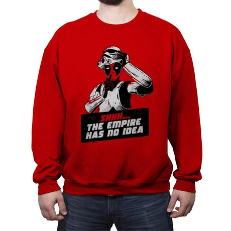 Deadtrooper - Crew Neck Sweatshirt Crew Neck Sweatshirt RIPT Apparel Small / Red