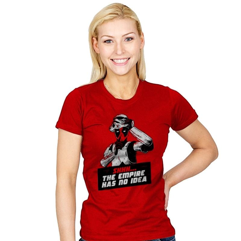 Deadtrooper - Womens T-Shirts RIPT Apparel Small / Red