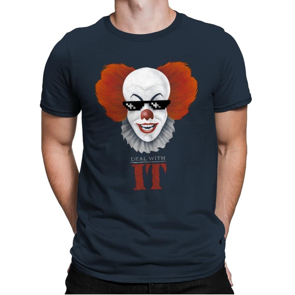 Deal With IT - Anytime - Mens Premium T-Shirts RIPT Apparel Small / Indigo