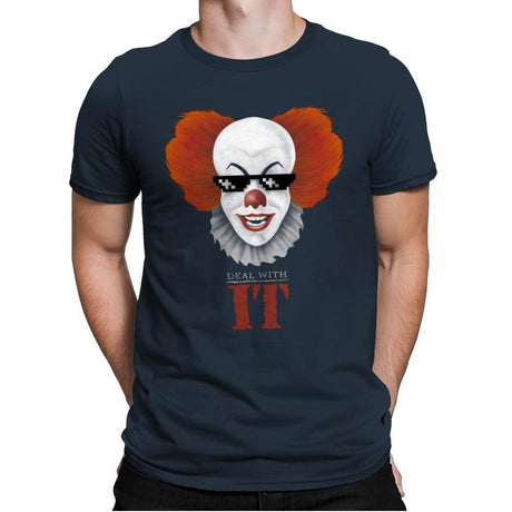 Deal With IT - Anytime - Mens Premium T-Shirts RIPT Apparel Small / Indigo