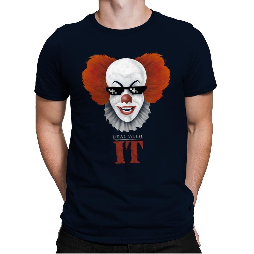 Deal With IT - Anytime - Mens Premium T-Shirts RIPT Apparel Small / Midnight Navy